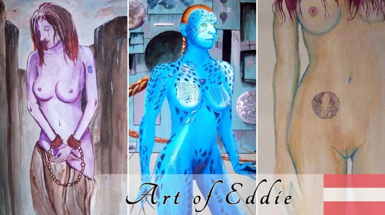 Art of Eddie, Nude Drawings, Nude Art Paintings, Free Gallery