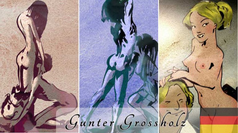 Gunter Grossholz, Nude Drawings, Nude Art Pictures, Free Gallery