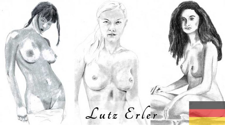 Lutz Erler, Nude Drawings, Classic Art Gallery