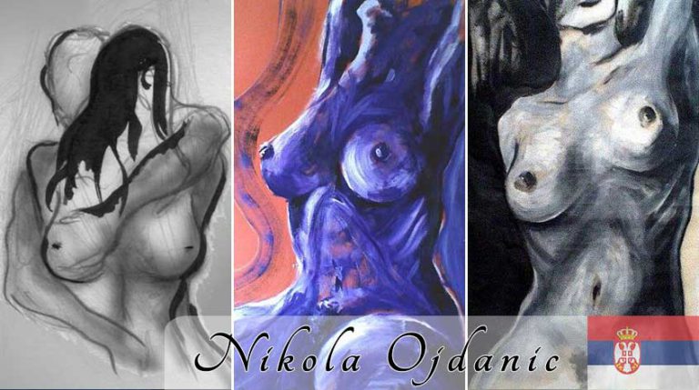 Nikola Ojdanic, Nude Drawings, Woman Body Part Paintings, Artwork, Gallery