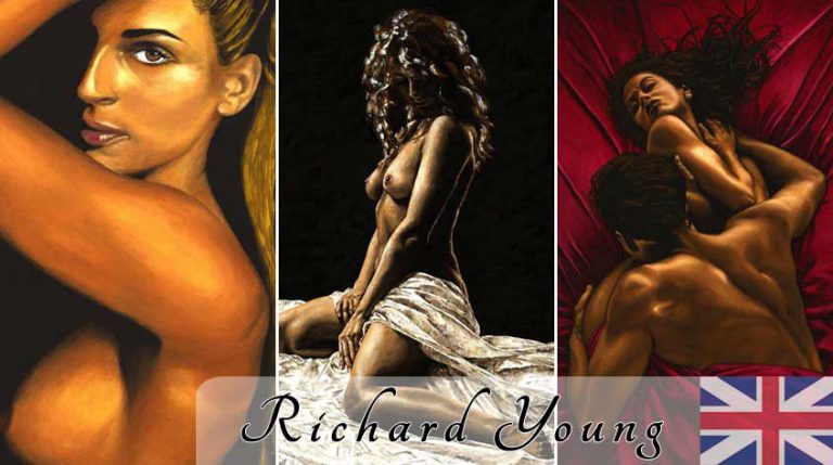 Richard Young, Nude Drawings, Beautiful Nude Paintings, Art Nudes Gallery