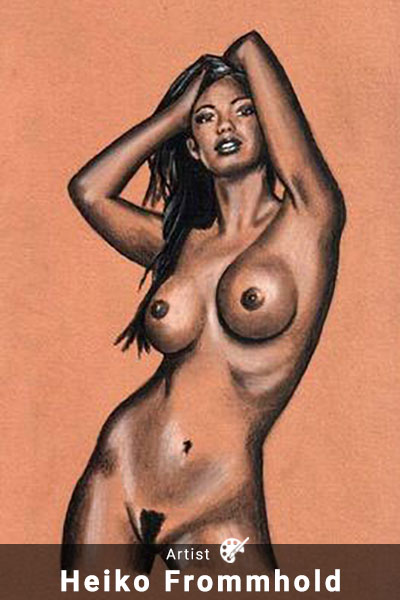 Heiko Frommhold Artist, Couple Nude Drawing, Free Nude Photo, Gallery of Nudes