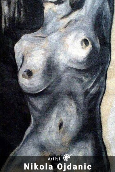 Nikola Ojdanic Artist, Fine Art Nude Drawings, Free Nude Photo, Gallery of Nudes