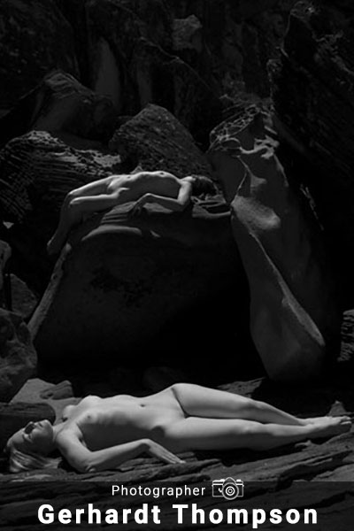 Gerhardt Thompson Photographer, 2 women posing nude, Free Nude Photo, Gallery of Nudes