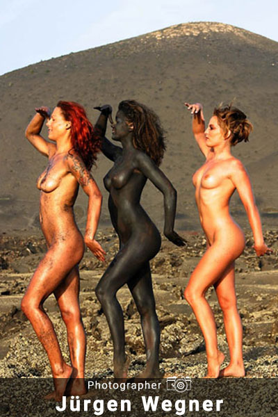 Jürgen Wegner Photographer, 3 Women posing nude, Free Nude Photo, Gallery of Nudes